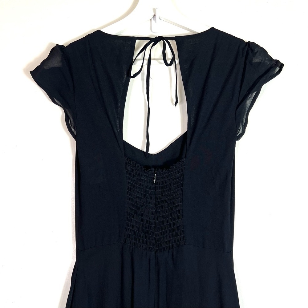 NWT Reformation Amaryllis Maxi Dress Black Size 0 - Picture 12 of 13